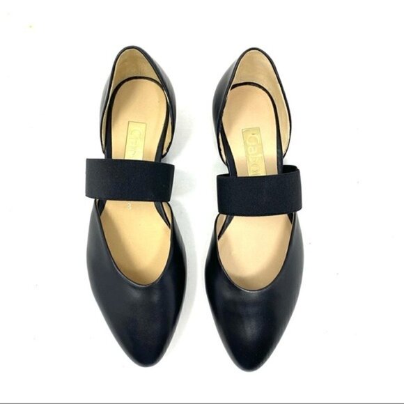 Gabor 81.353.27 ballet flats black leather - Picture 4 of 8
